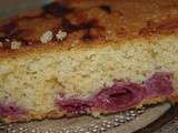 Gateau aux cerises sans gluten