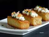 Financiers au saumon fume & citron vert