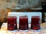 Confiture de prunes et framboises