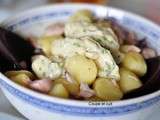 Salade de poulet et de pommes de terre à la mayonnaise légère