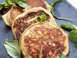 Pancakes vegan aux courgettes