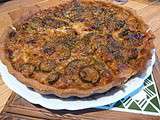 Tarte au confit de courgettes et cancoillotte