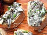 Bruschetta Con Funghi ou Bruschetta aux Champignons