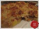 Crumble aux pommes