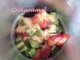 Smoothie fraise kiwi banane au Cook'in