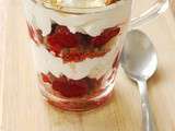 Verrine framboises & spéculoos