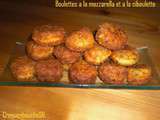 Boulettes a la mozzarella et a la ciboulette