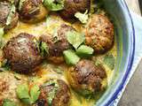 Boulette au roquefort et coulis de courge caméléon