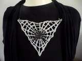 Collier toile d'araignée, diy Halloween