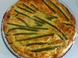 Quiche aux deux saumons et asperges vertes