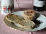 Muffins anglais à la farine complète (vegan)