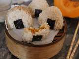 Onigiri courge-sésame-prunes ume