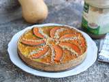 Quiche courge-curry-sésame et orange