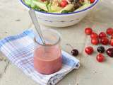 Sauce vinaigrette aux cerises