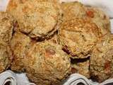 Scones aux légumes et à la truite fumée