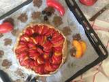 Tarte tomate-nectarine au romarin