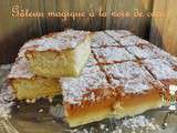 Gâteau magique à la noix de coco