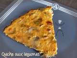 Quiche aux légumes provençaux sans pâte