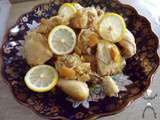 Tajine de poulet aux 2 citrons