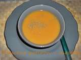 Velouté de potiron et carottes