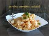 Verrines crevettes en cocktail