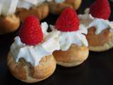 Éclairs / choux framboises