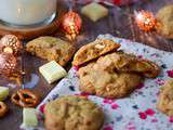 Cookies au chocolat blanc et Bretzels