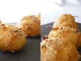 Gougères au Beaufort et noisettes