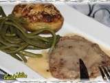 Grenadin de veau au cidre et baies roses