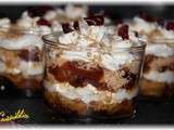 Verrine mascarponne pommes caramélisées