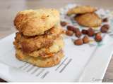 {Les Vendredis Végé} Cookies salés au noisettes et au roquefort