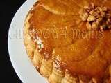 Galette des rois au pralin et aux noisettes caramélisées