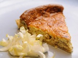 Quiche aux barbes de Saint-Jacques