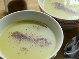 Soupe de patate douce au poireau