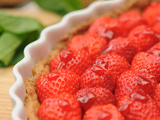 Tarte aux fraises à la crème pâtissière