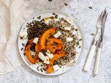 Assiette complète au Potimarron, Quinoa et Chèvre