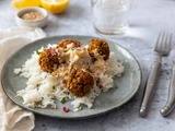 Boulettes de lentilles sauce Coco