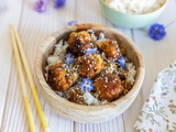 Boulettes de pois chiches caramélisées