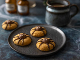 Cookies araignées au beurre de cacahuètes