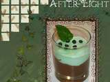 Coupes after-eight menthe/chocolat