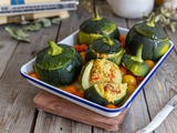 Courgettes farcies au boulgour