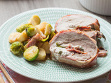 Filet mignon de Veau farci au Fromage frais, herbes & Tomates séchées