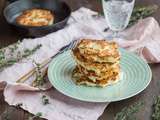 Galettes fromagères au chou-fleur