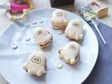 Macarons Fantôme Bonbons & Chocolat + diy « Chouette » boite à friandise ►Spécial Halloween◄