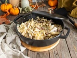 One pan Spaetzle aux champignons et lardons