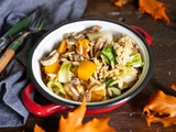 Orzo sauté aux légumes d’hiver