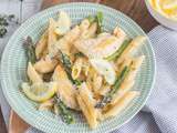 Penne au Poulet, Asperges vertes et Munster