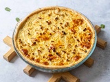 Quiche au chou-fleur et aux lardons