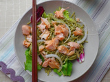 Salade au Saumon et aux Nouilles Soba