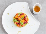 Salade de betterave & avocat, vinaigrette à l’orange